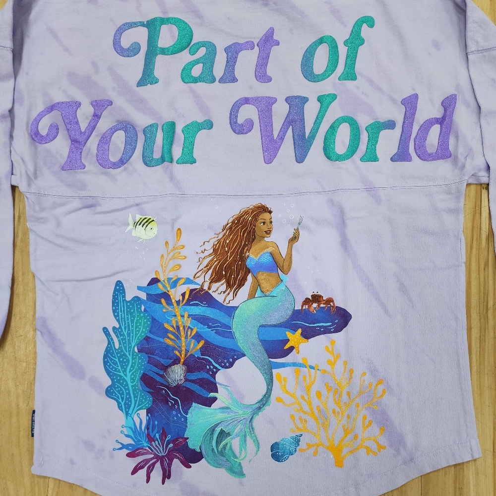 NWT! Disney Parks - Little Mermaid Ariel Part of Your World Spirit Jersey | S - Picture 5 of 11